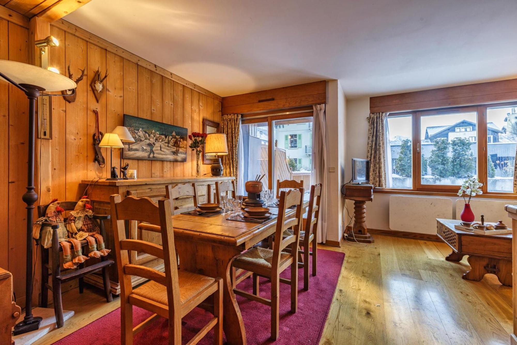 Duplex Aiguille Du Midi Large Terrasse - Happy Rentals Chamonix Dış mekan fotoğraf