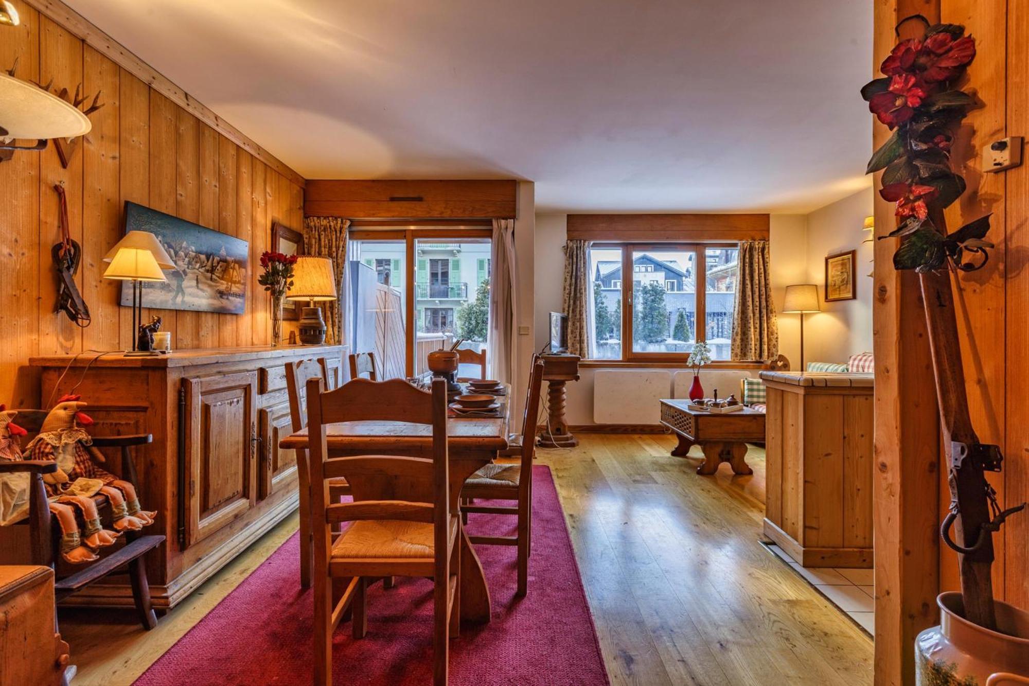 Duplex Aiguille Du Midi Large Terrasse - Happy Rentals Chamonix Dış mekan fotoğraf