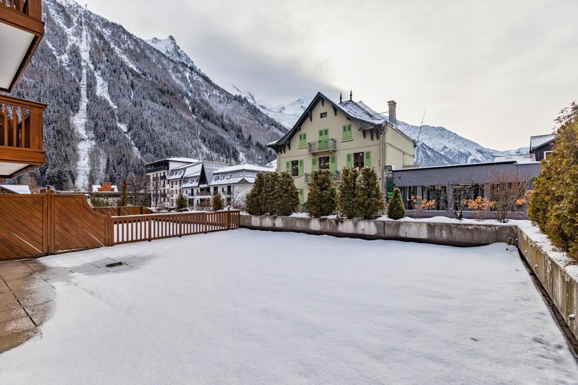Duplex Aiguille Du Midi Large Terrasse - Happy Rentals Chamonix Dış mekan fotoğraf