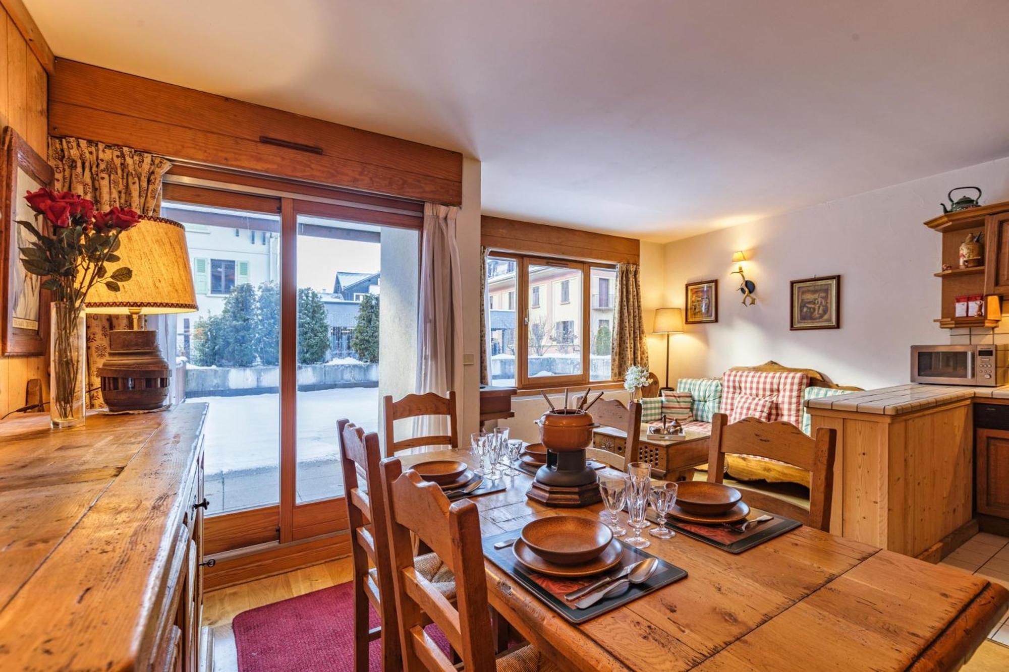 Duplex Aiguille Du Midi Large Terrasse - Happy Rentals Chamonix Dış mekan fotoğraf