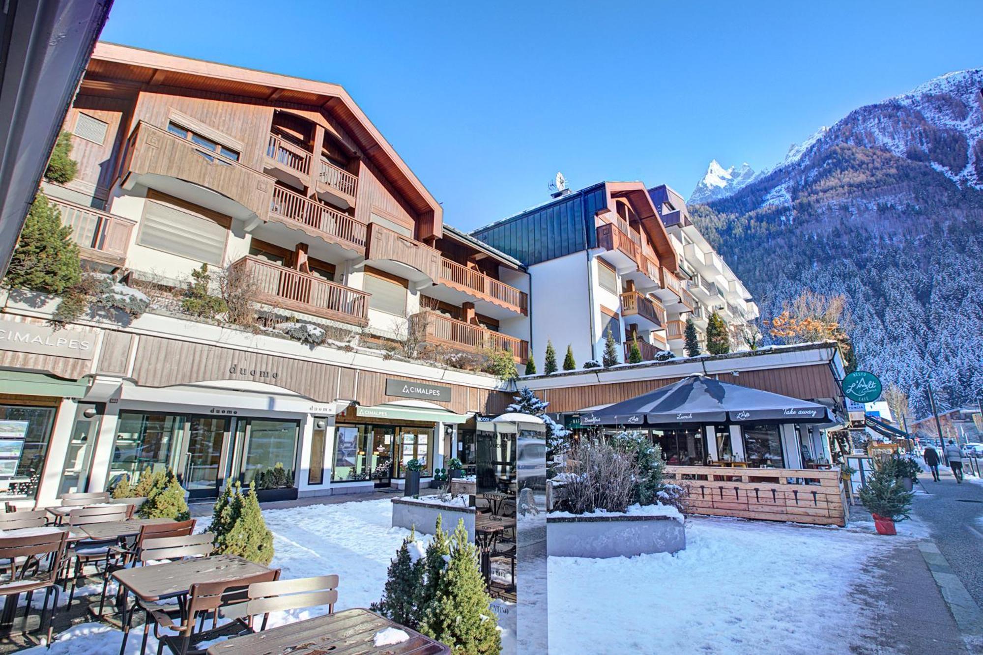 Duplex Aiguille Du Midi Large Terrasse - Happy Rentals Chamonix Dış mekan fotoğraf